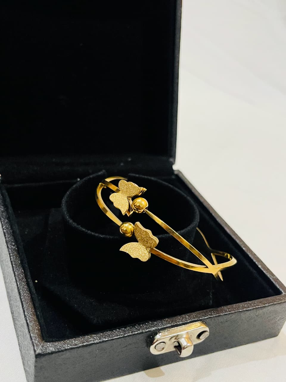 Golden Butterfly Duo Bangle
