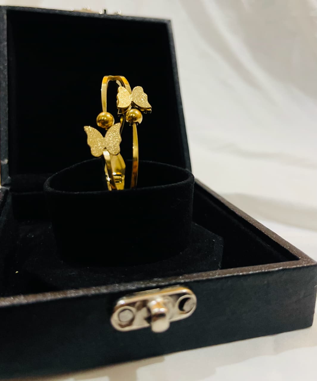 Golden Butterfly Duo Bangle