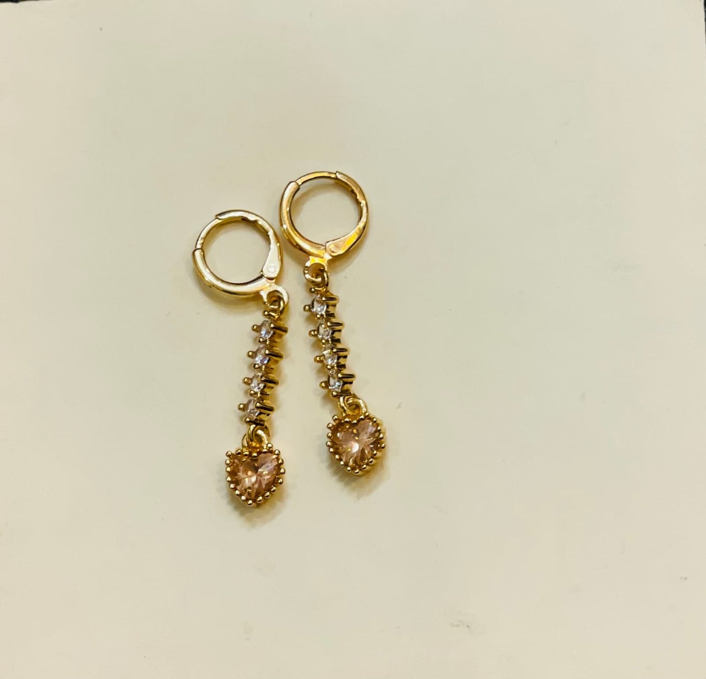 Heart Drop Earrings