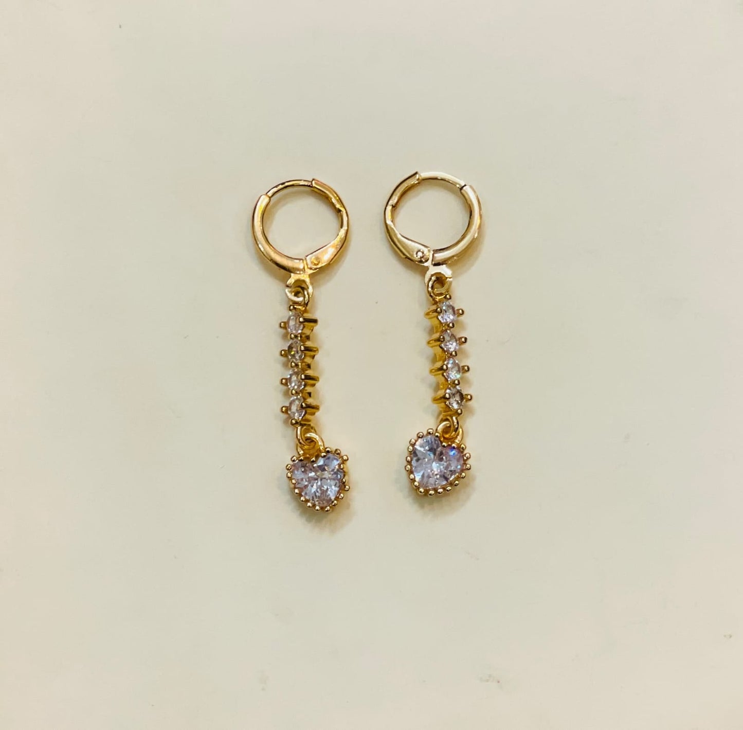 Heart Drop Earrings