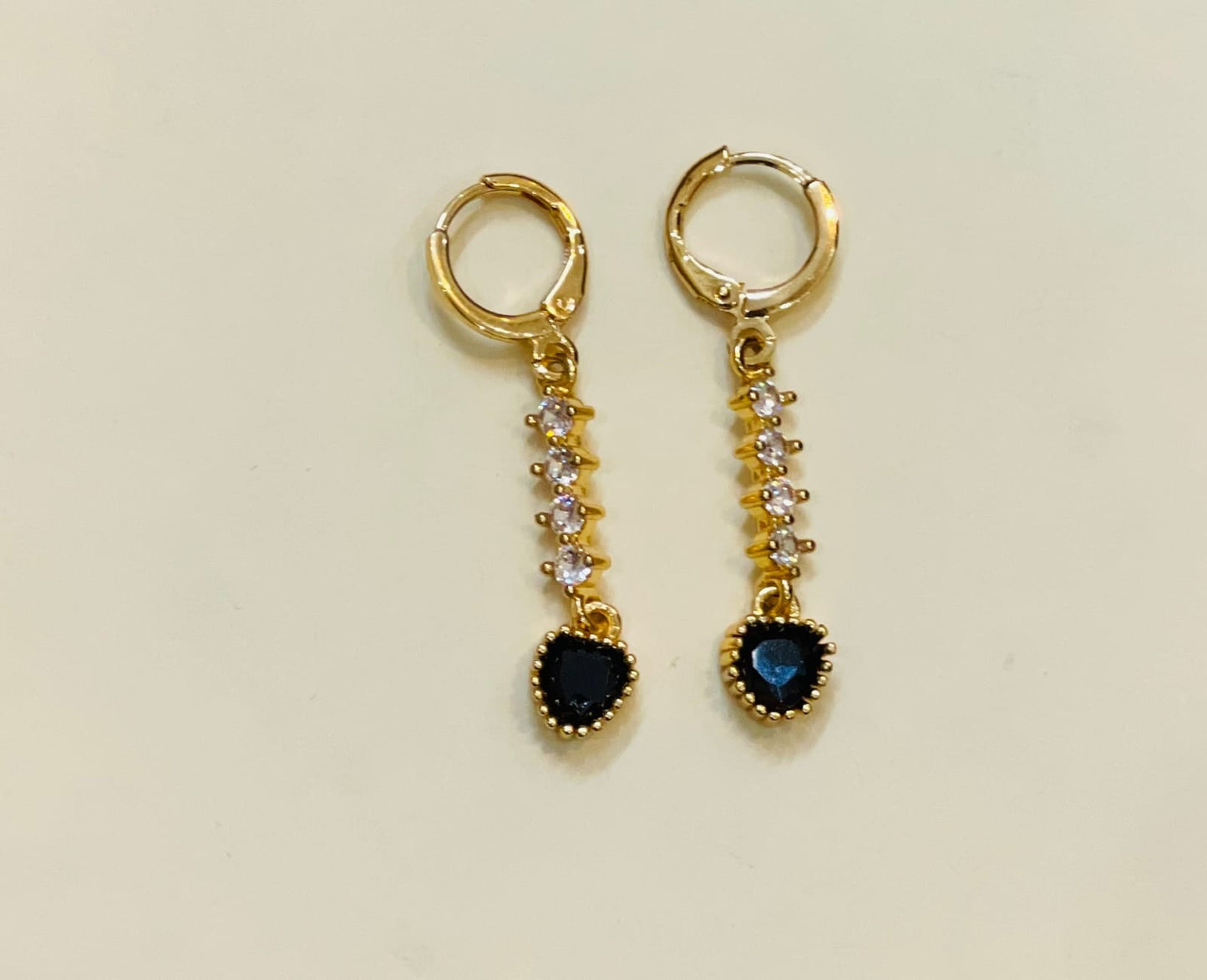 Heart Drop Earrings